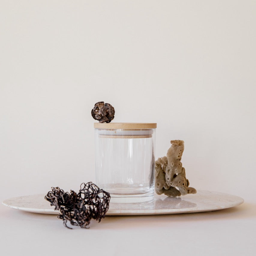 Envase premium para velas (transparente)