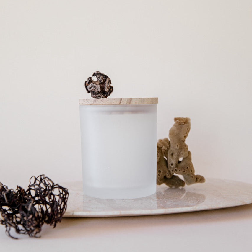 Envase premium para velas (esmerilado)