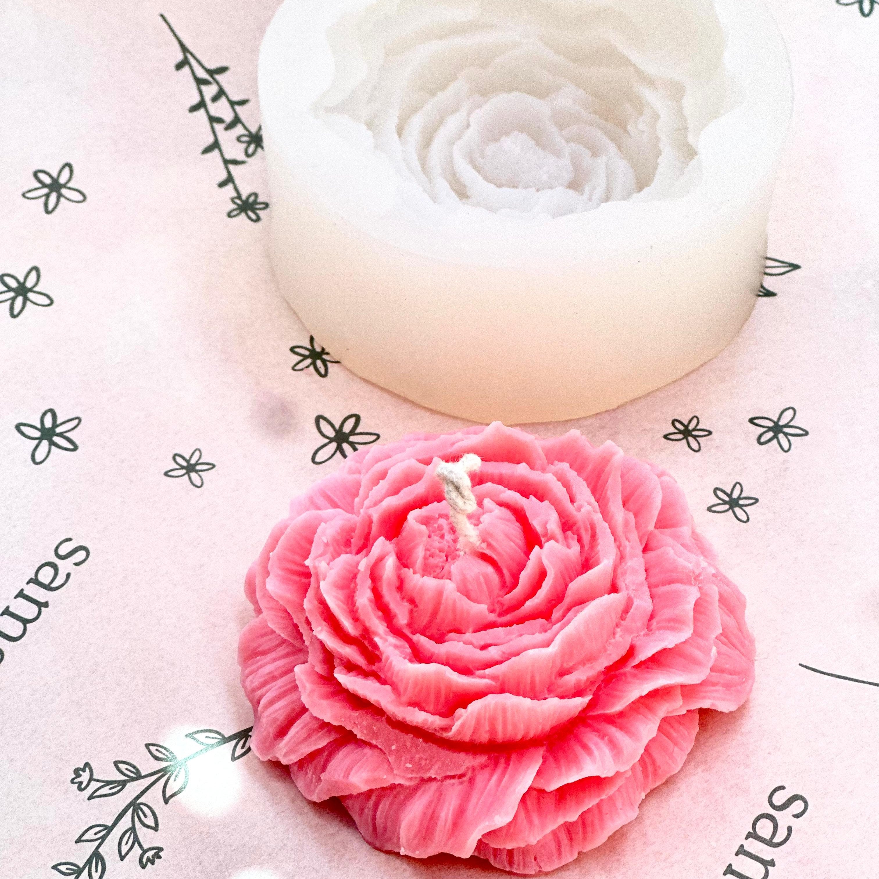 Envase premium Molde Peonia Blanco