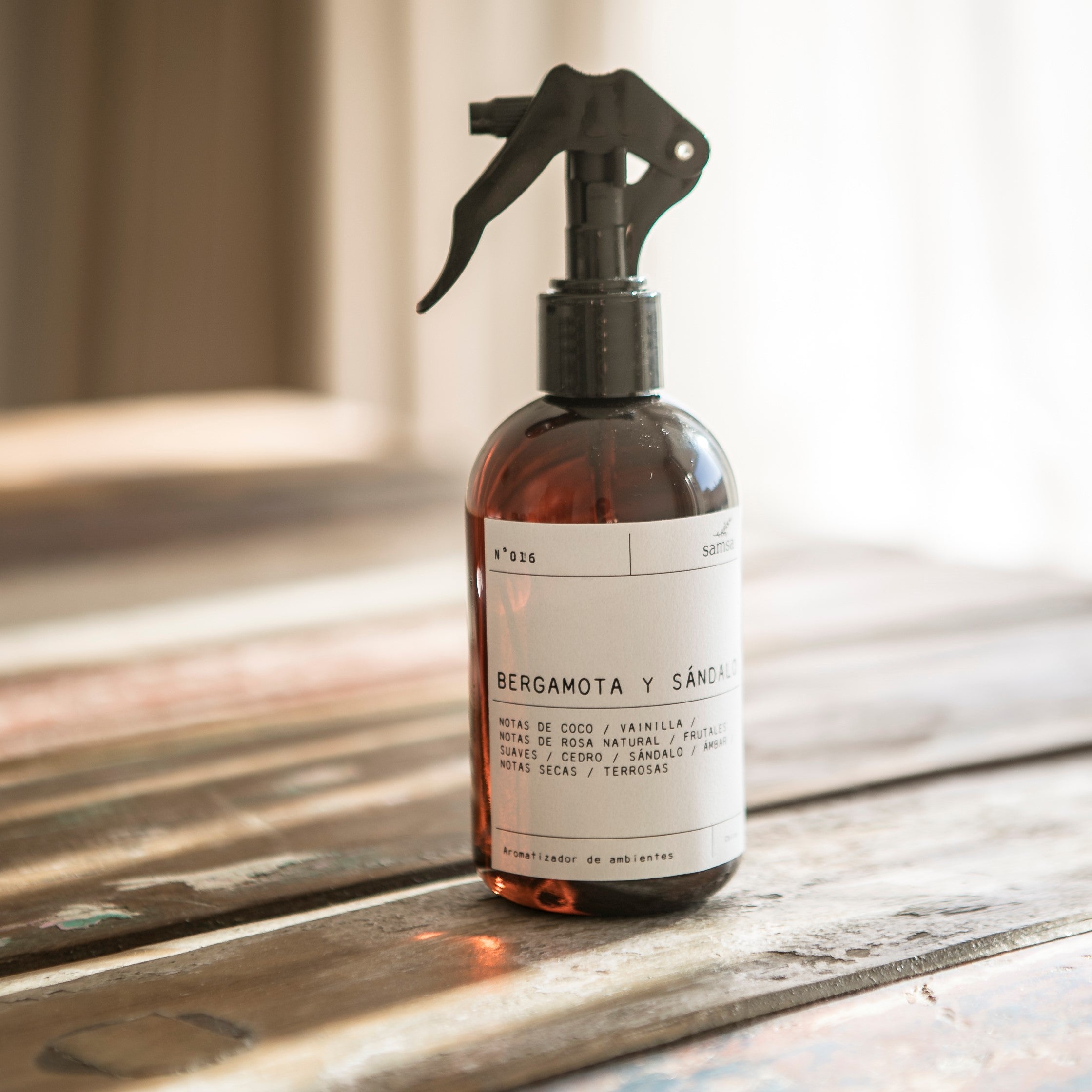Envase para home spray con gatillo samsa de 250 ml