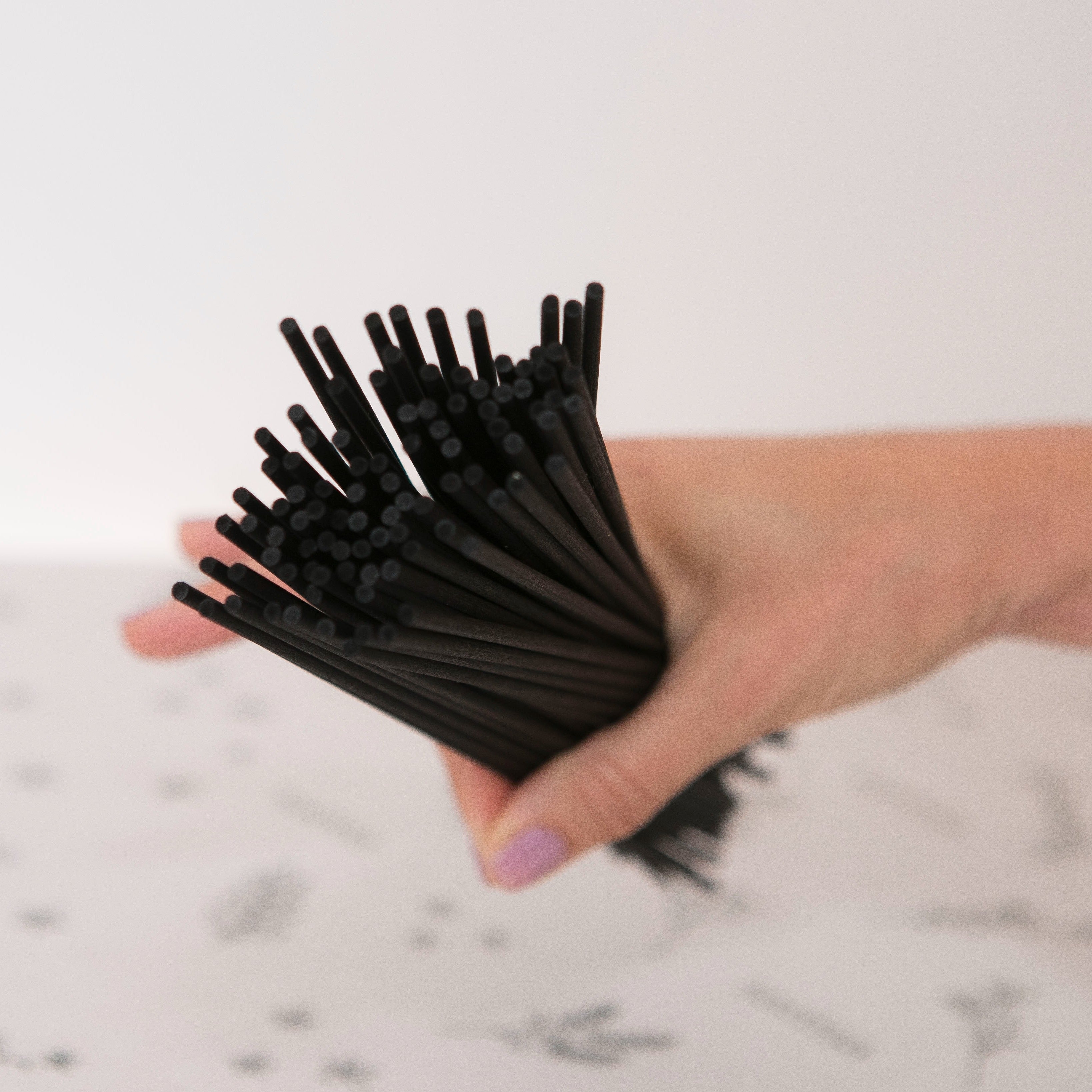 Varilla de madera negra para difusores