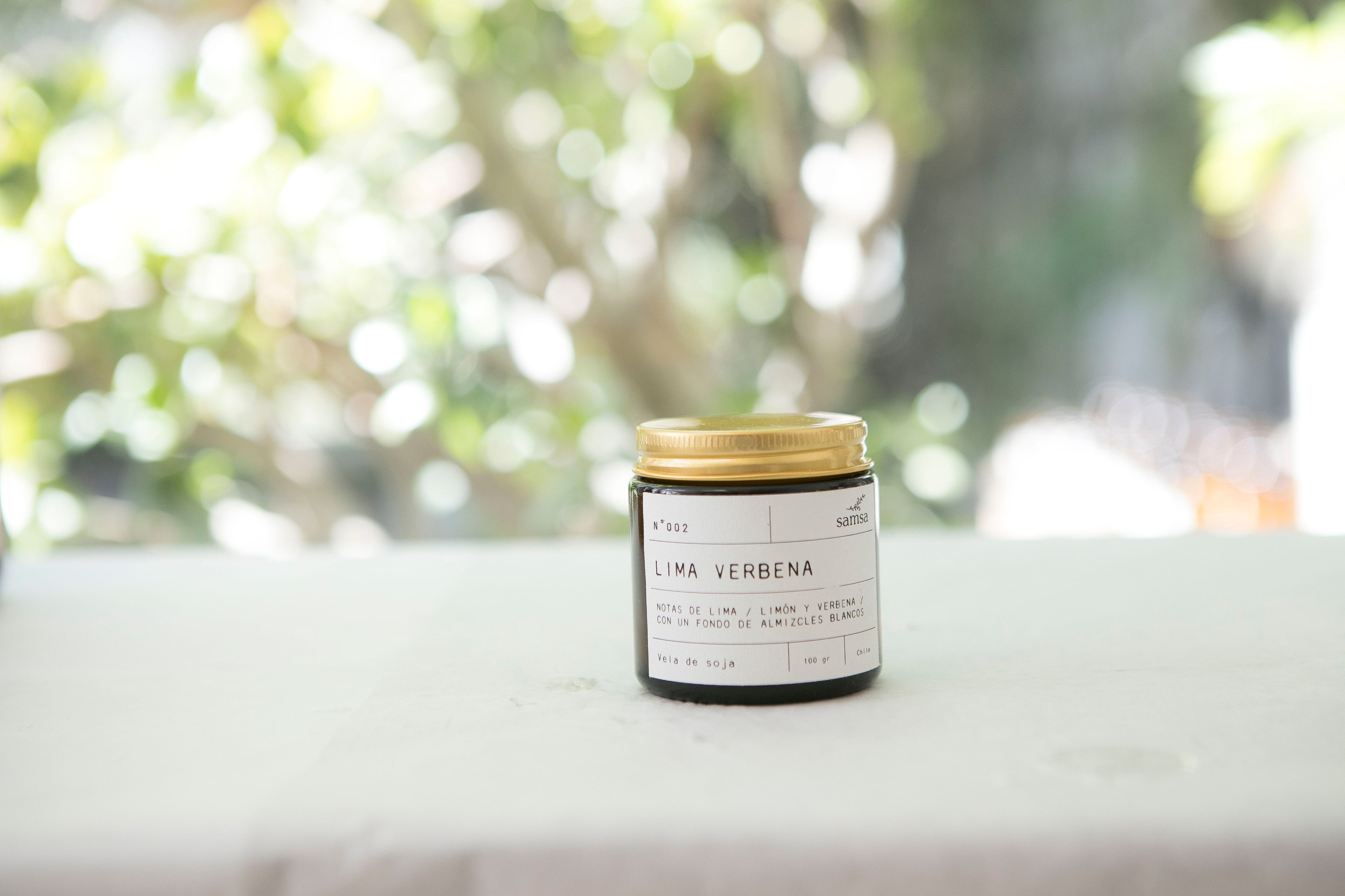 Vela lista de Soja Ambar x 100 ml
