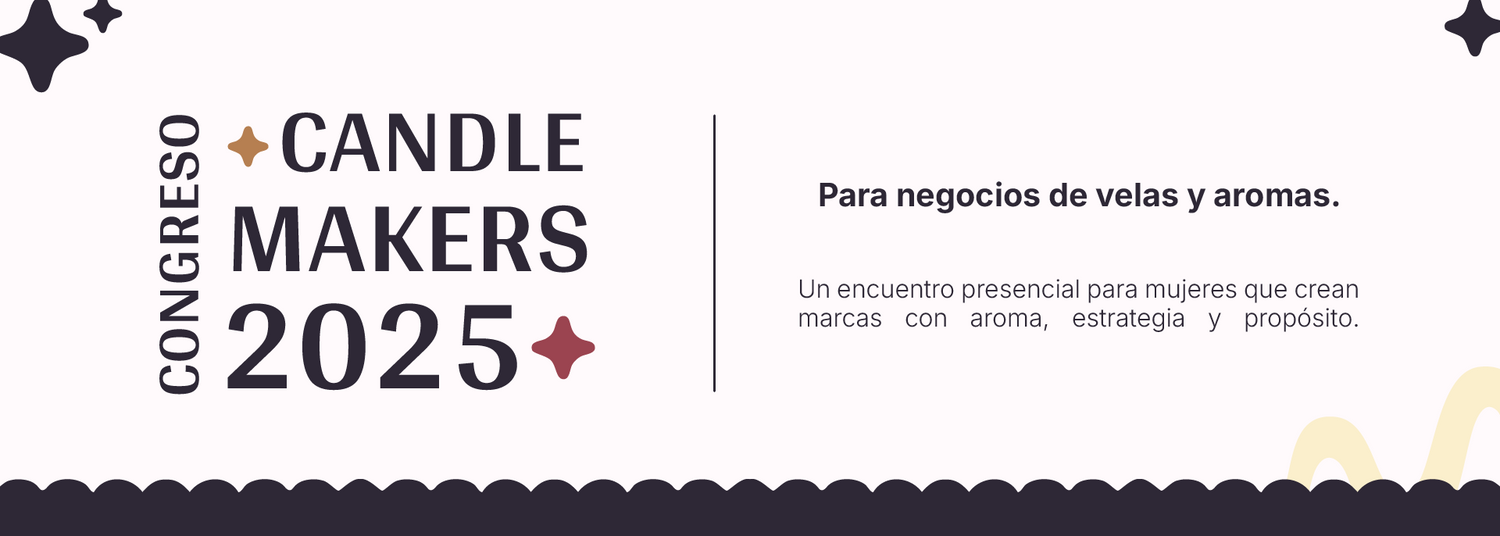 Congreso Candle Maker 2025 Banner fondo blanco