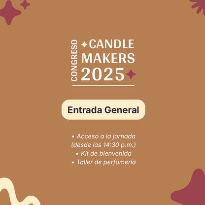 Congreso Candle Maker 2025 banner entrada general