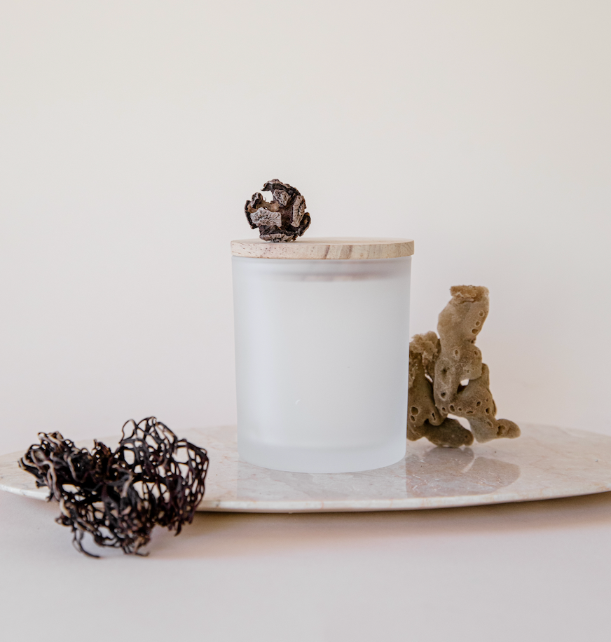 Envase premium para velas - esmerilado