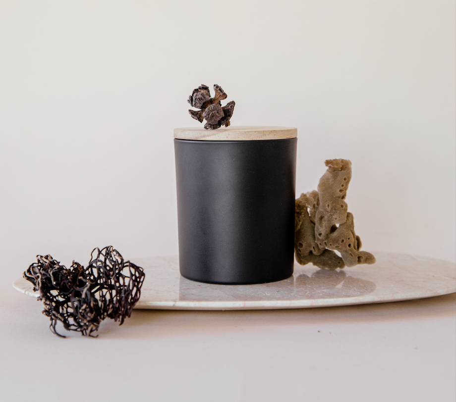 Envase premium para velas - negro