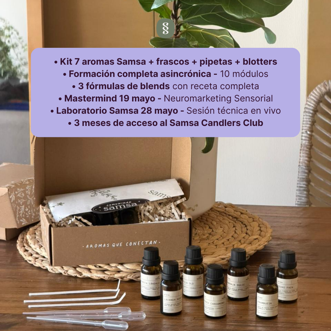 Formacion en aromas "Crea tu propio blend" + Kit de aromas