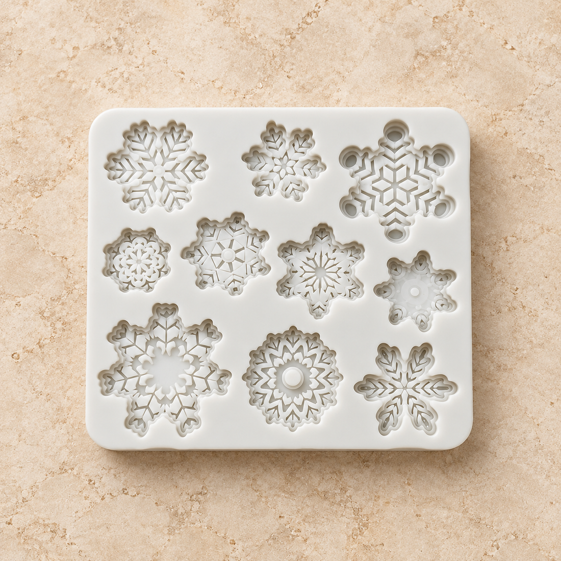 Molde Copos de Nieve Mini