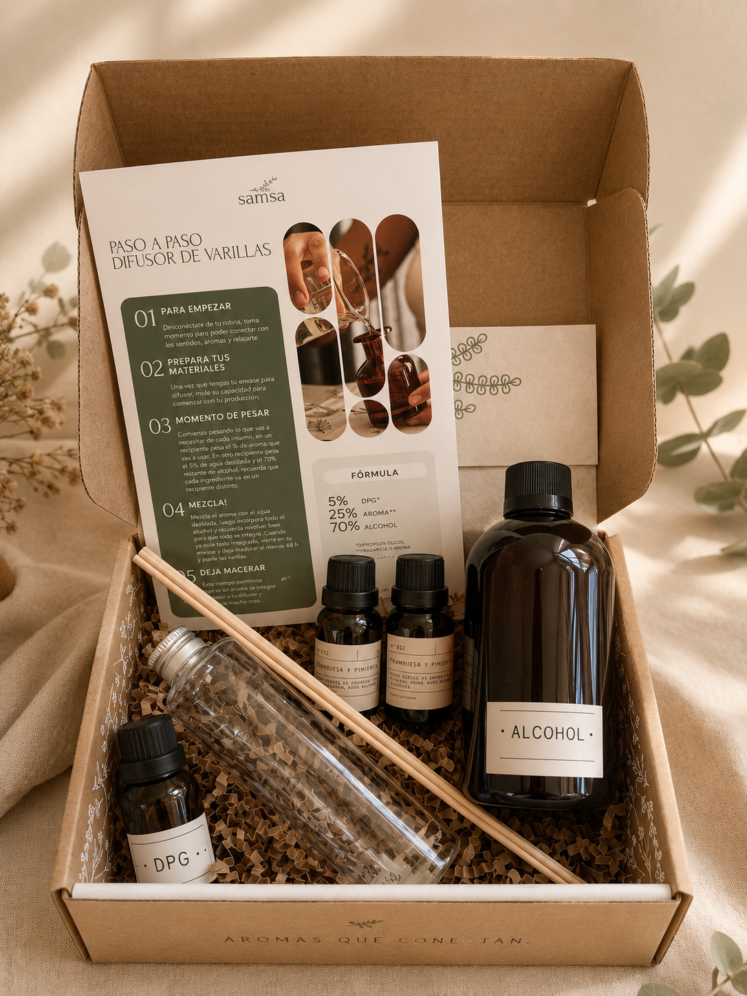 Experiencia aromática Samsa