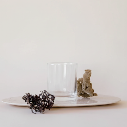 Envase premium para velas (transparente) sin tapa