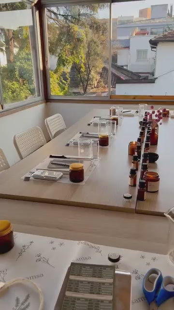 Taller presencial de velas, difusor y home spray